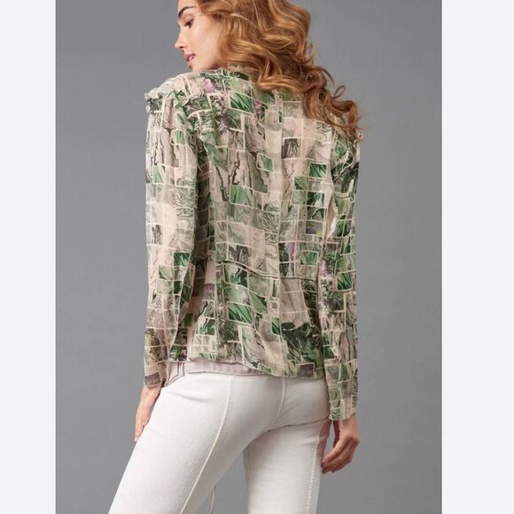 Lola & Sophie Tile Print Drawstring Jacket - Picture 3 of 10